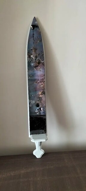 Outlet özel aynalı mini raflı duvar süsü dekoratif
