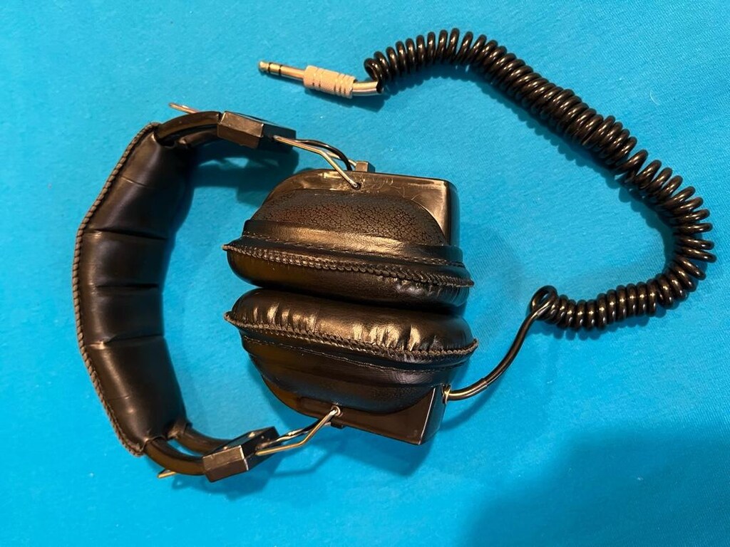 Vintage Siyah Kulaküstü Kulaklık - 7