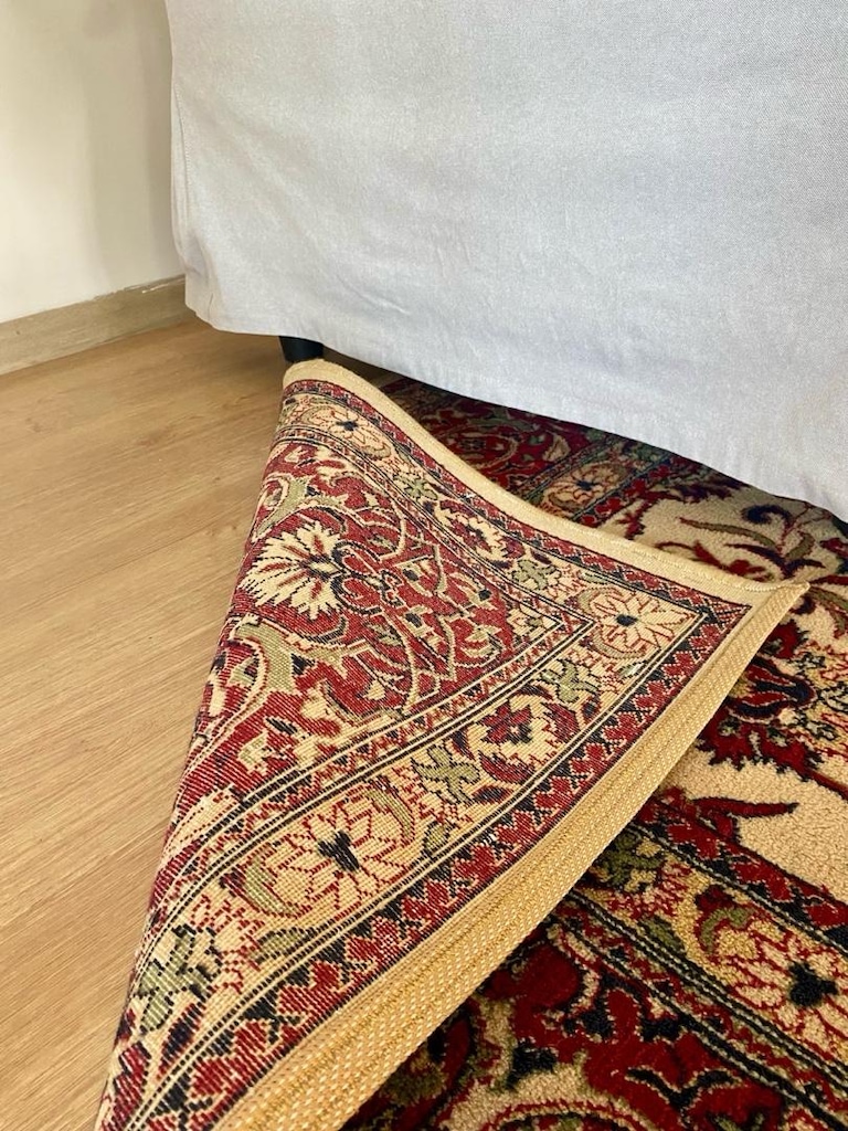 Antika Yün Kiremit Bej rengi Vintage 12 metre kare 4x3 metre Halı - 4