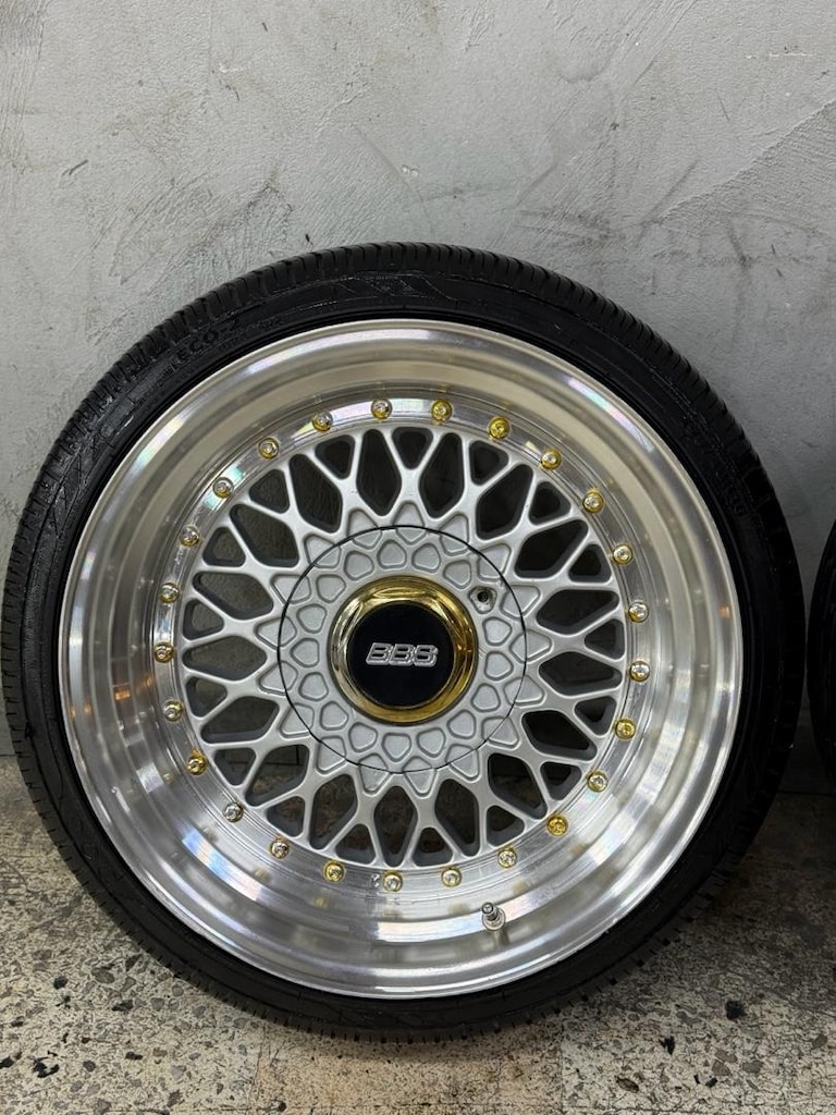 4x100 BBS RS1 RS2 DÖNÜŞÜMLÜ SIFIR LASTİKLİ JANT LASTİK TAKIMI - 5