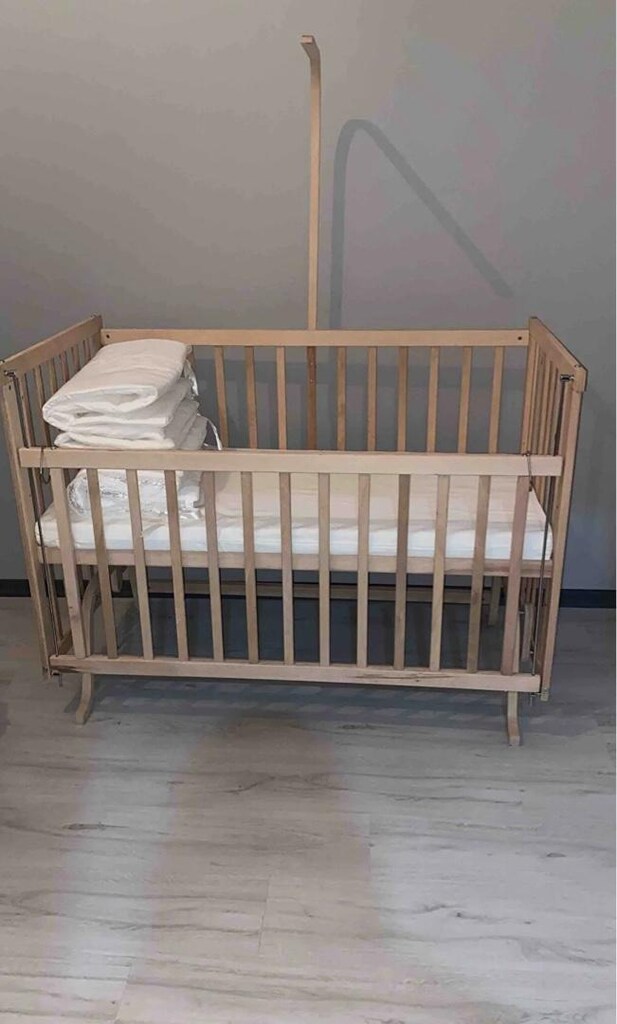 Ahşap Beşik Anne Yanı - 3