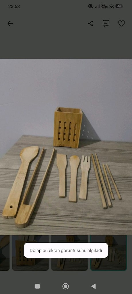 bambu kaşıklık ve eşyaları - 5