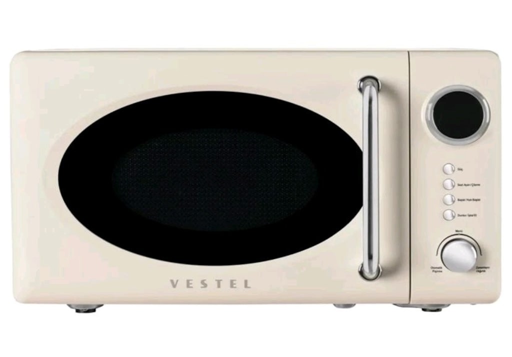 Vestel Krem Retro Mikrodalga Fırın - Çok Az Kullanılmış - 2