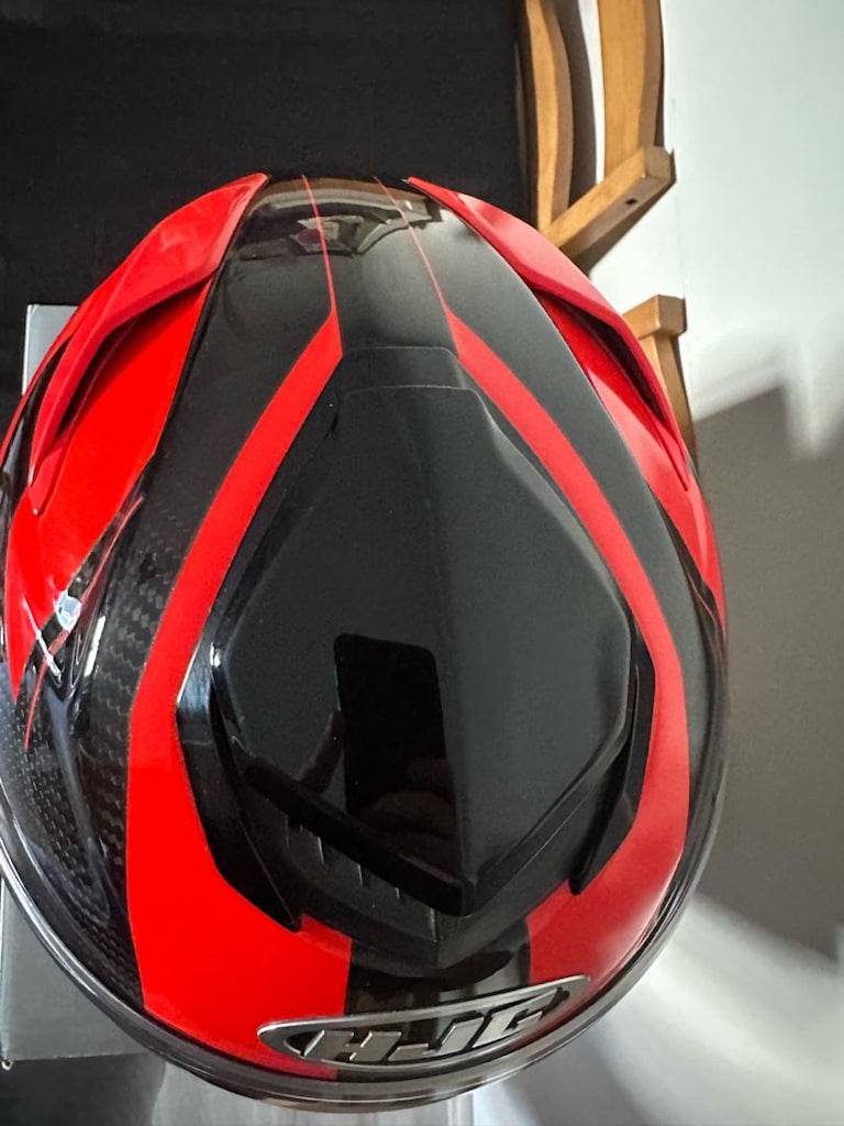Hjc rpha 71 carbon kırmızı kask - 4