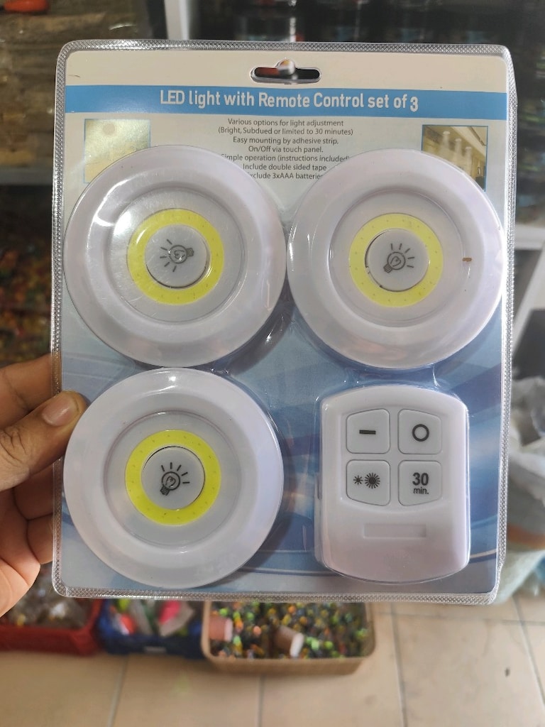 Kumandalı LED 3 Lü Aydınlatma