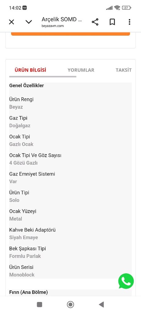 Arçelik Set Üstü Ocak - 12