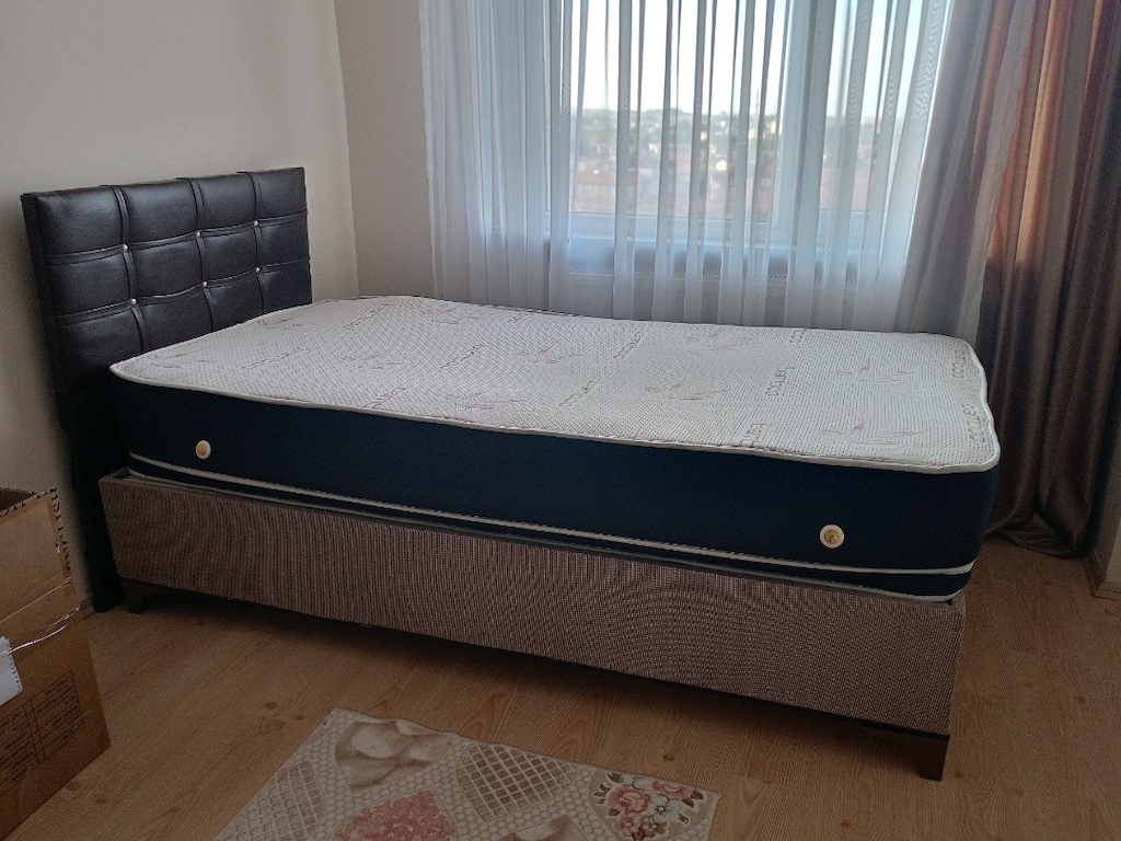 Tek kişilik baza+başlık+yatak - 2