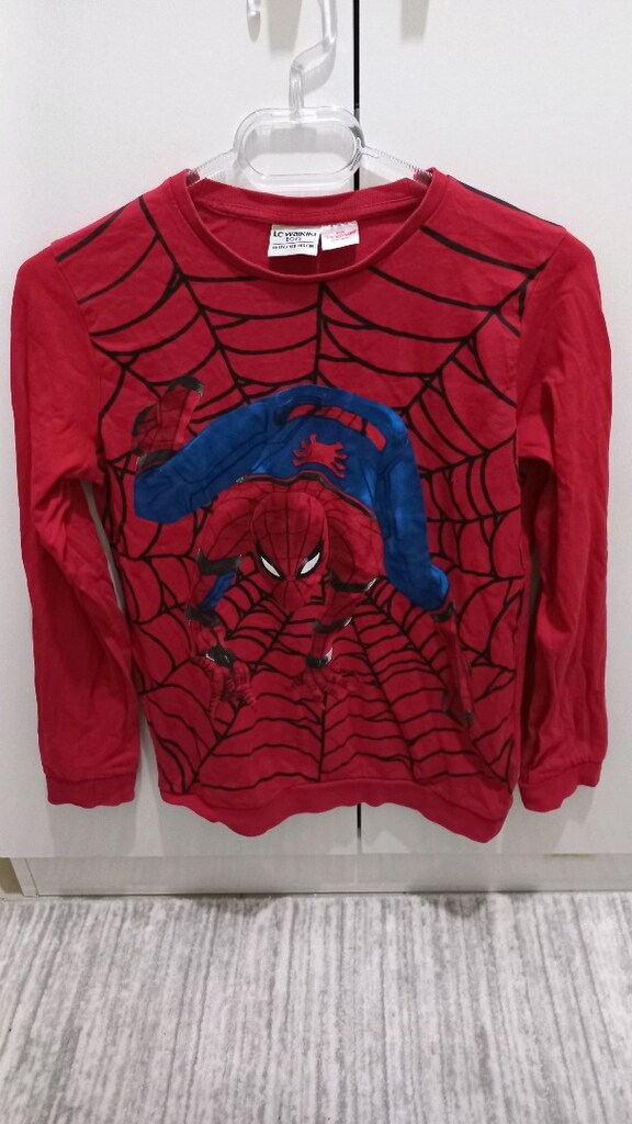 Spider-Man Desenli Kırmızı Çocuk sweatshirtü - 5