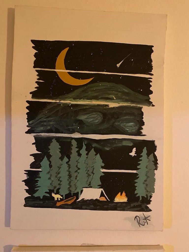 El Yapımı Orijinal Akrilik Tablo – 35x50 cm | Sanatçı İmzalı - 2