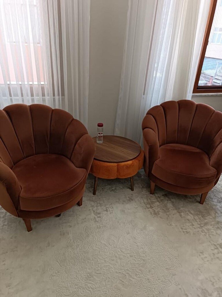 L koltuk ve 2 li berjer orta özel yapım sehpa - 6