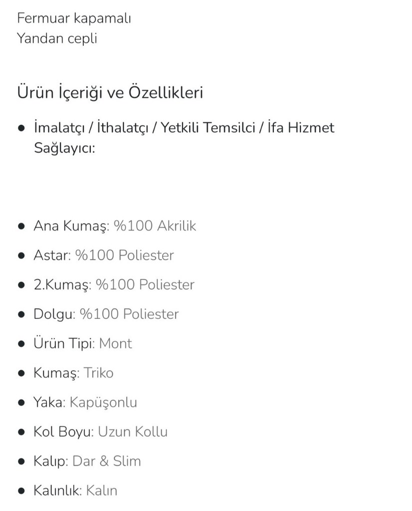 kapüşonlu kapitone kalin mont - 3