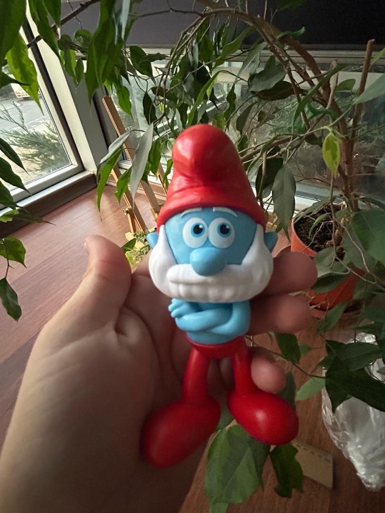 Şirinler Şirin Baba oyuncak figür - 3