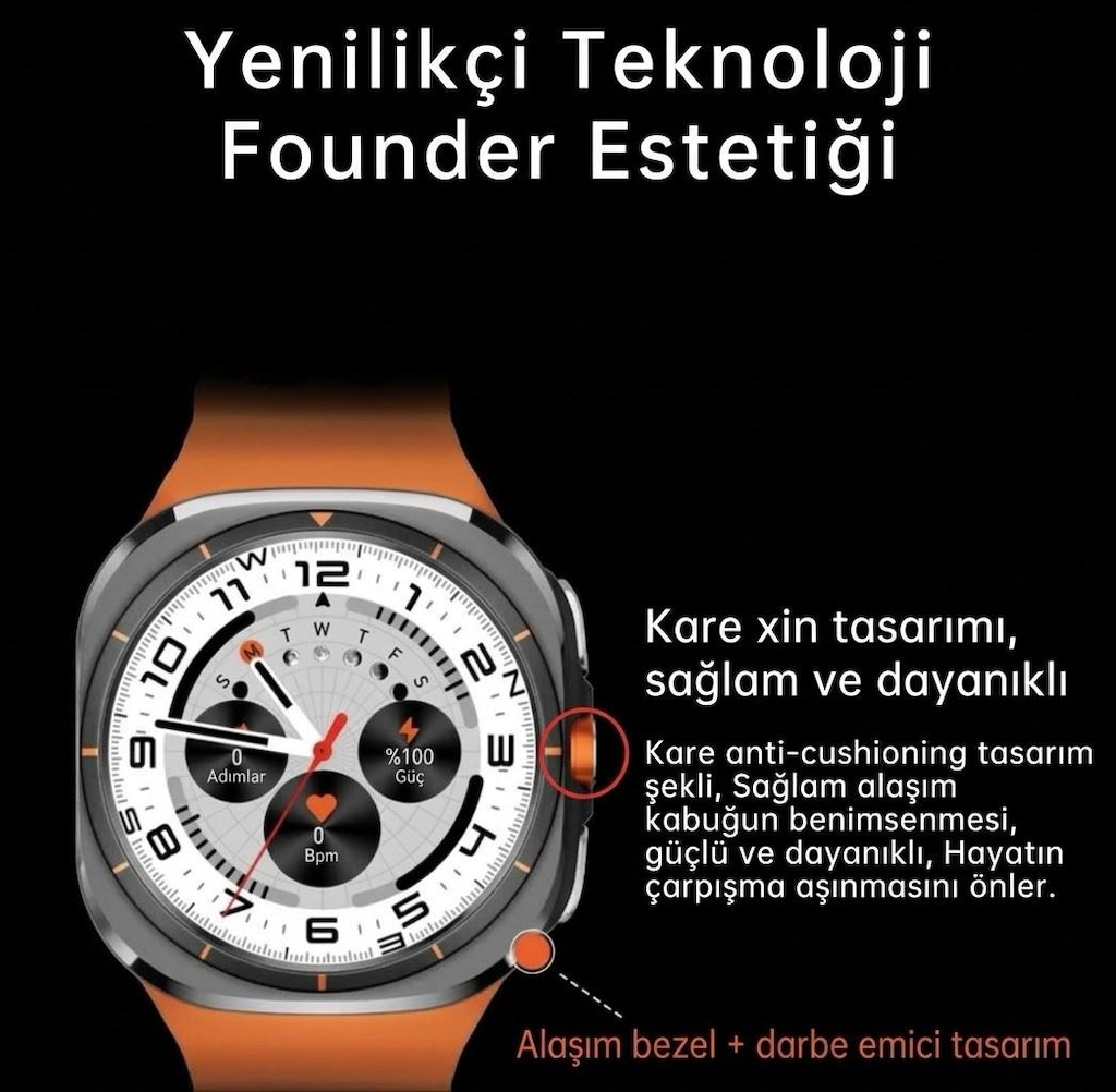 SİM KARTLI KAMERALI ANDROİD AKILLI SAAT İNTERNET PAYLAŞIMI - 3
