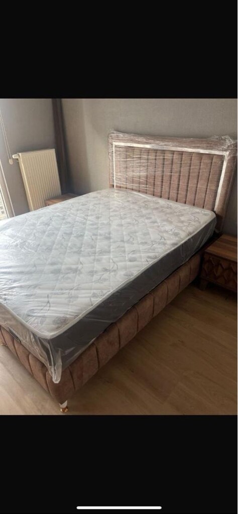 çift kişilik baza başlık yatak - 8