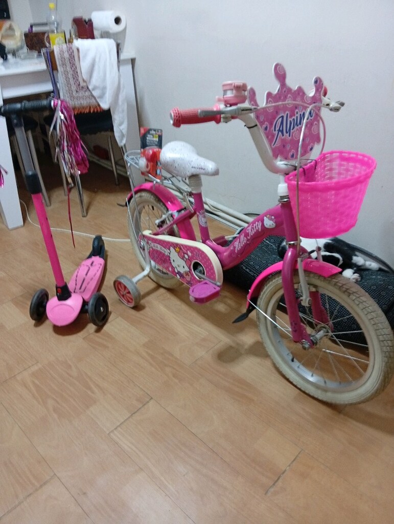 çocuk bisikleti 16 jant, Scooter hediye - 2