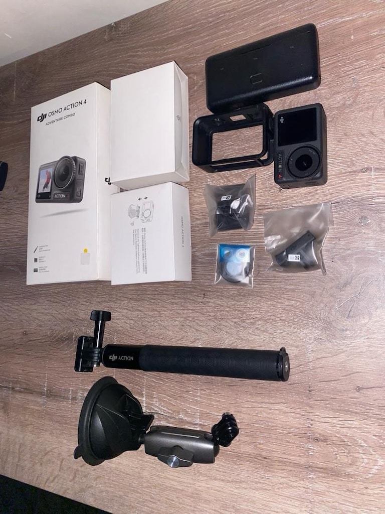 DJI Osmo Action 4 Adventure Combo - Kozmetik 10/10, Az Kullanılmış