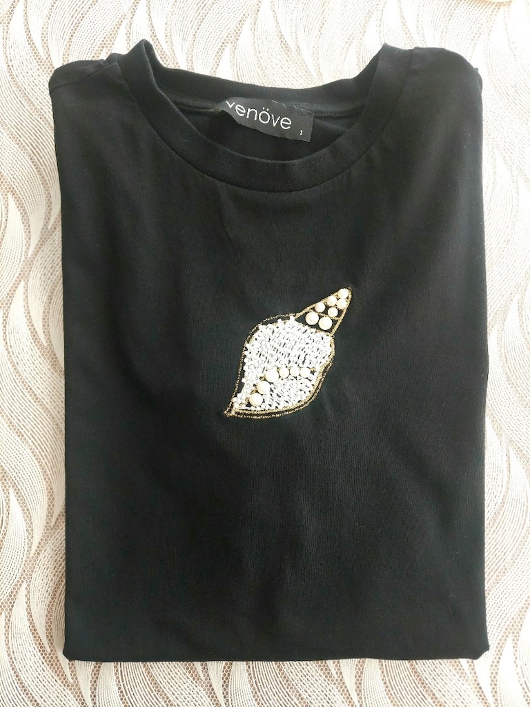 Venöve deniz kabuğu detay marine tshirt - 6