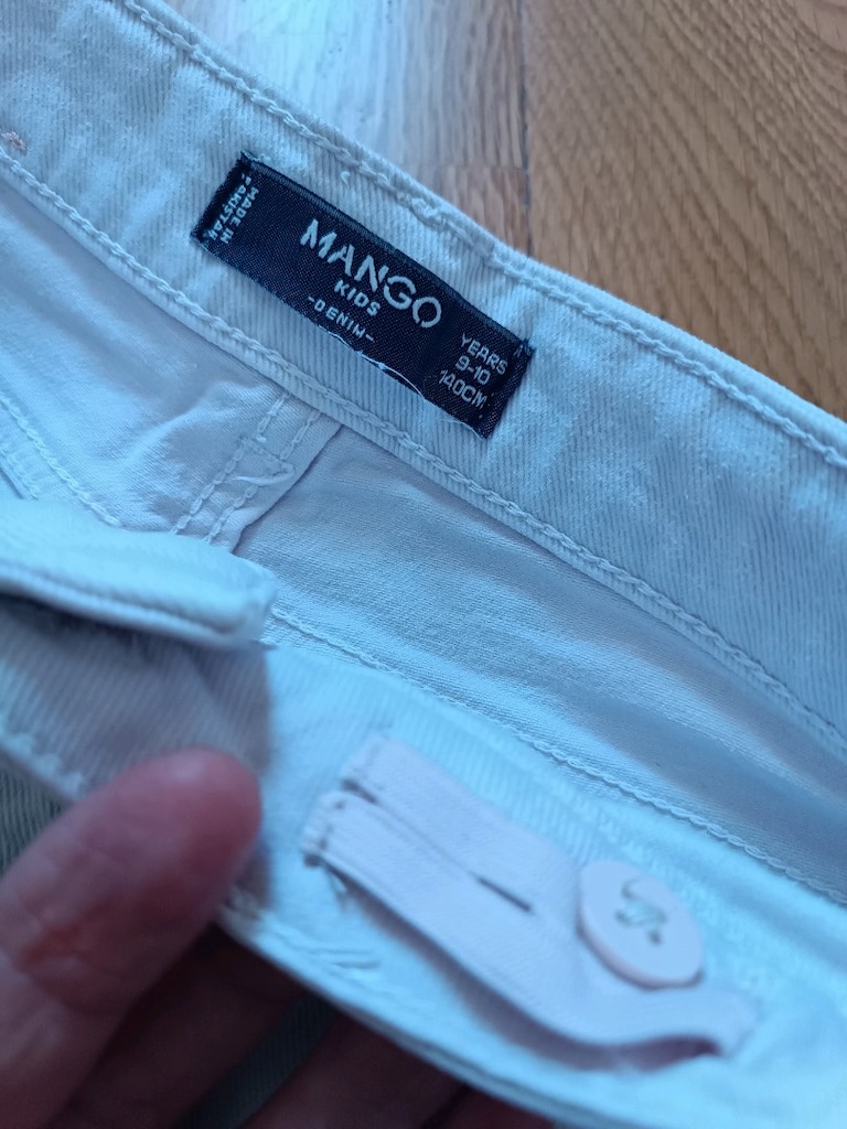 9-10 yaş,MANGO, KIZ ÇOCUK Likralı kot şort - 9