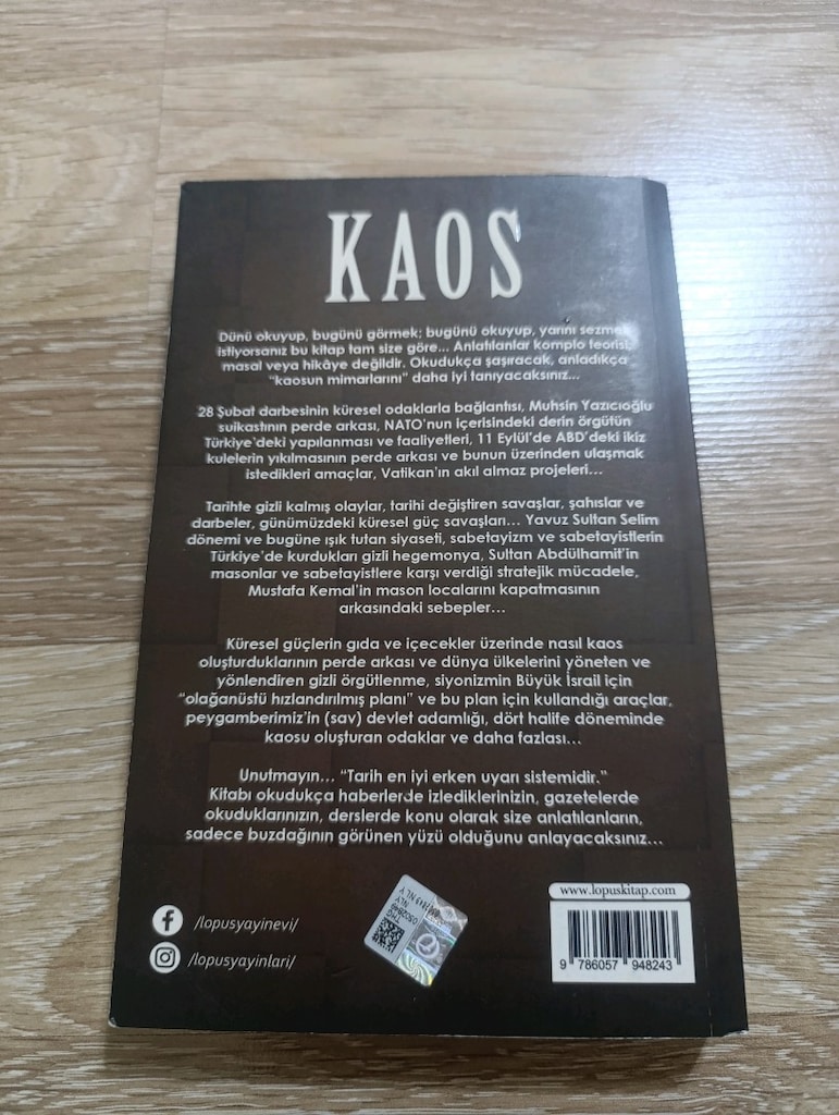 Kaos: Mustafa Güldağın Siyah Kapaklı Kitabı - 2