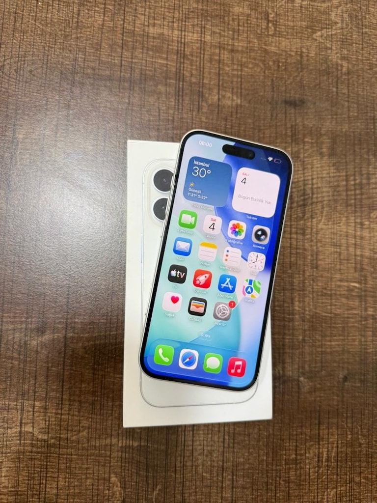 İPHONE 16 BEYAZ 256 GB APPLE TÜRKİYE GARANTİLİ YURTİÇİ FATURALI - 6