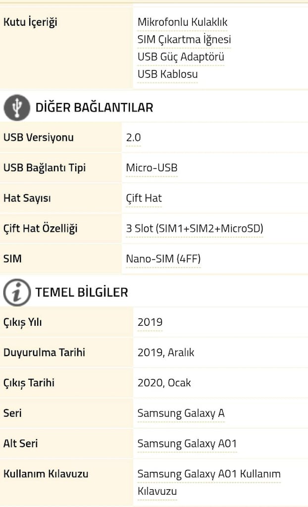 SAMSUNG A01 16 GB,Mavi Renkli( yaşlılar ve sosyal medya sevmeyenler) - 17
