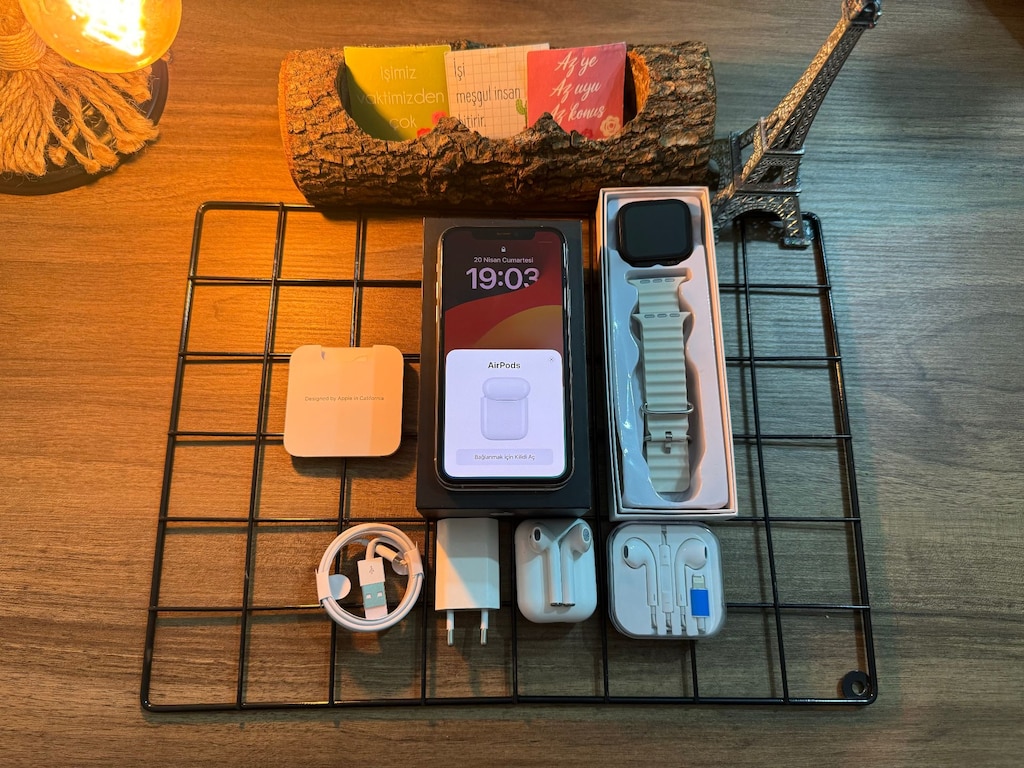 FULL AKSESUARLI 256 GB İPHONE 11 PRO WHİTE - 3