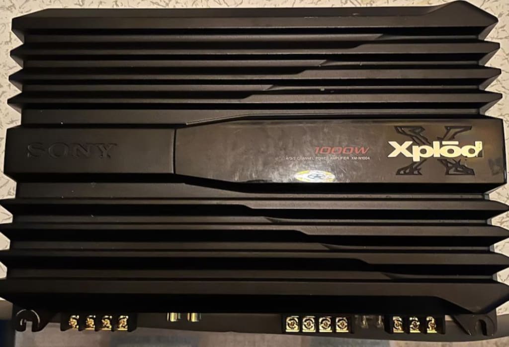 SONY XM-N1004 amfi + 4 adet Kenwood KFC-S6983 oval hoparlör - 2