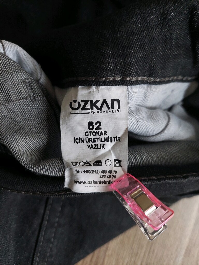 ÖZKAN lastik Kemerli kargo iş pantolonu - 11