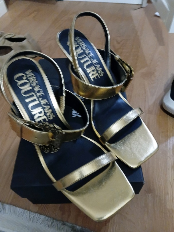 versace topuklu ayakkabı