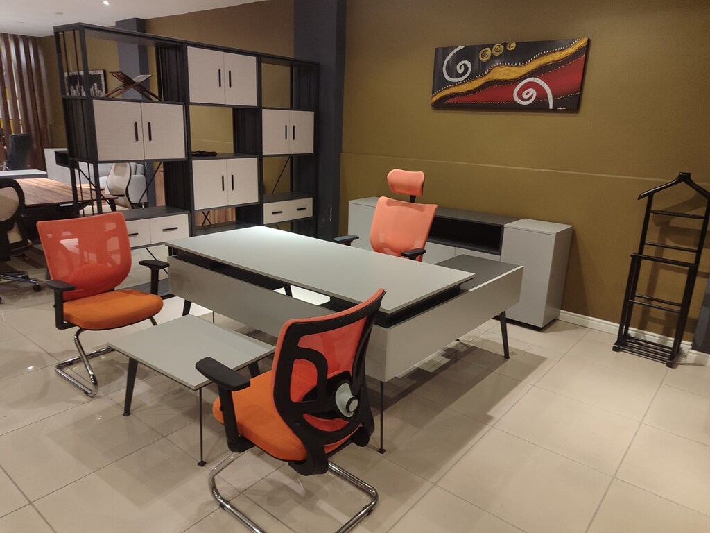 MÜDÜR ODASI ÇALIŞMA TAKIMI / ETAJERLİ MASA TAKIMI / ARAL OFİS - 4