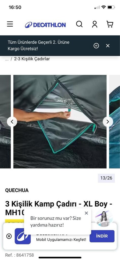 DECATHLON ÇADIRIM SATILIK - 14