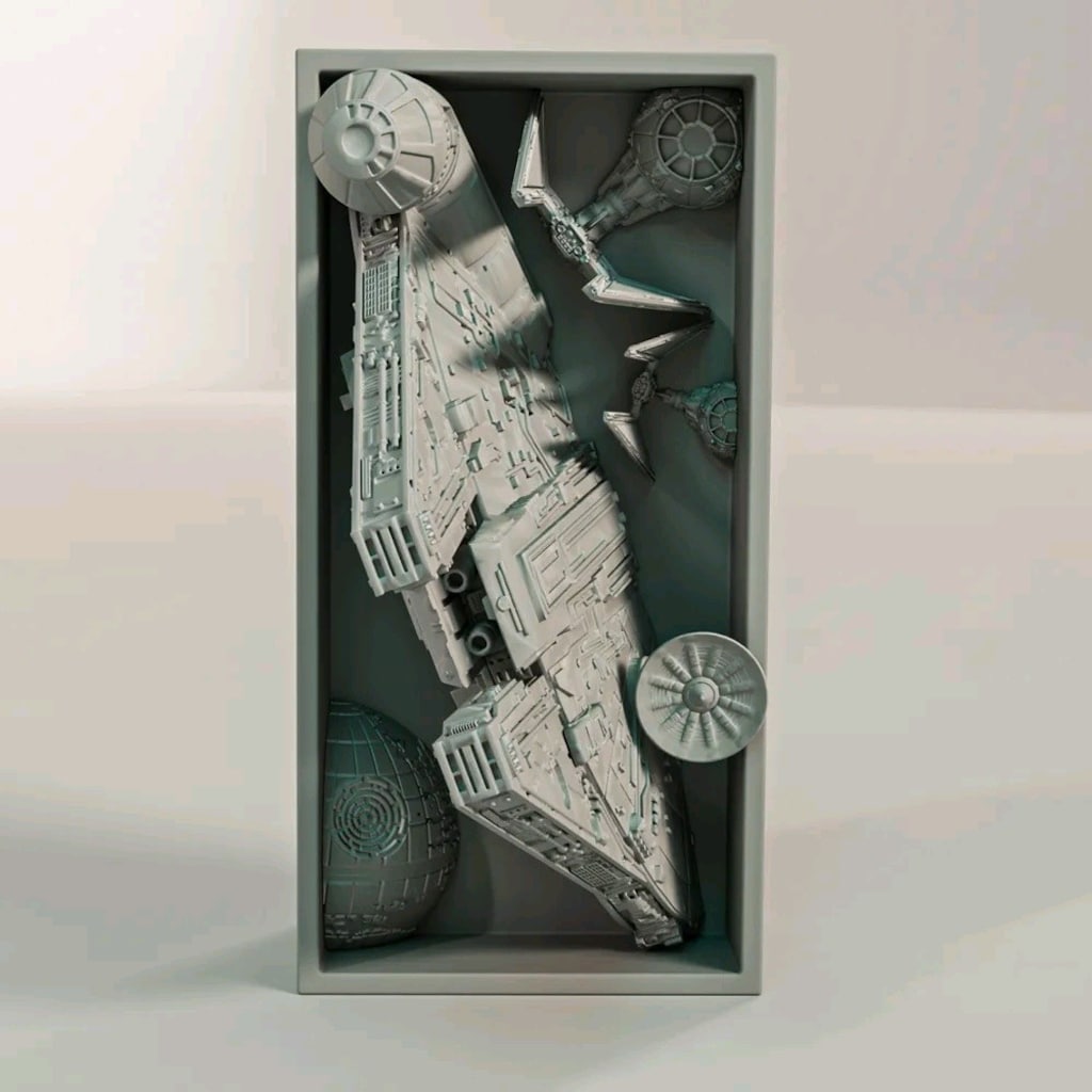 Kitaplık 3D figür - 3