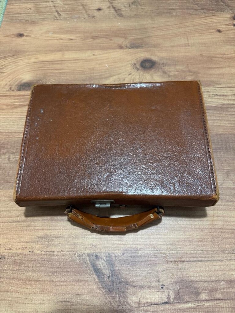 Vintage Kahverengi Takı Aksesuar Çantası Nostaljik, retro görünümlü - 2