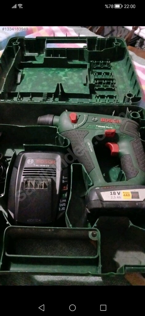 Bosch uneo maxx darbeli şarjlı hilti vidalama - 2