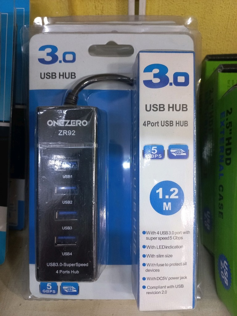 Usb Hub Çoğaltıcı (4'lü ve 1.20 cm Kablo Uzunluğu)