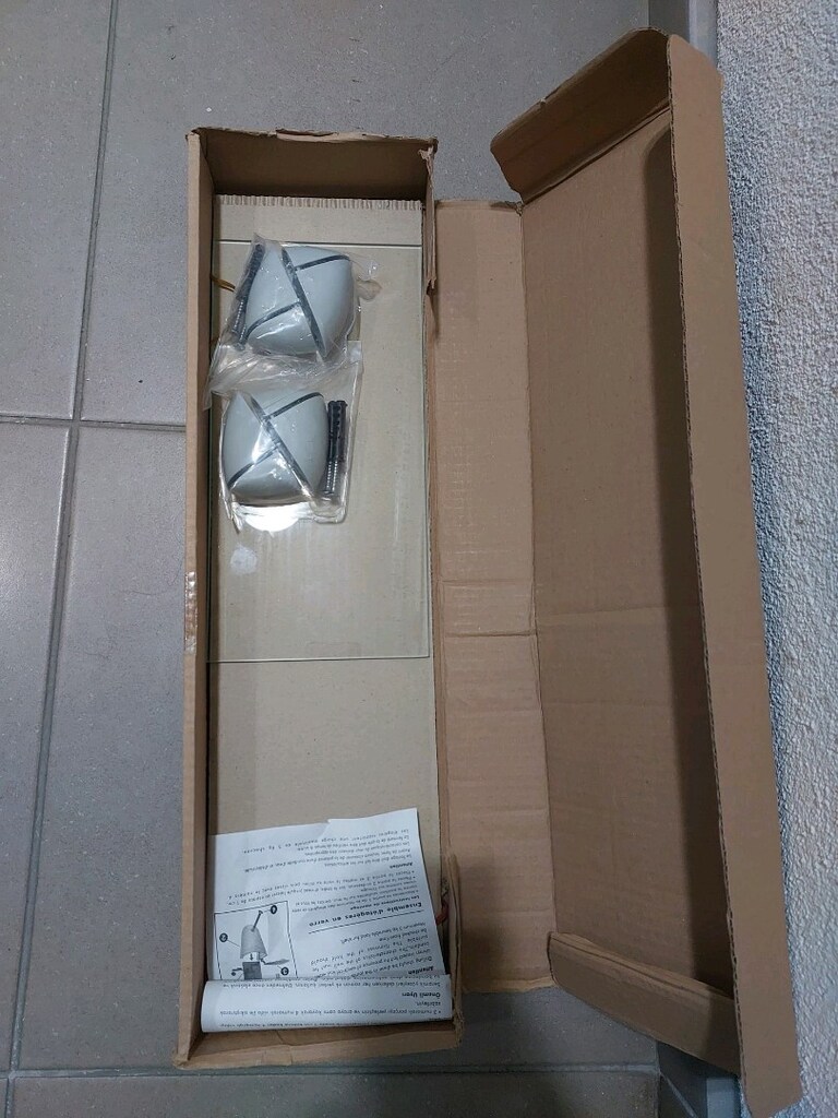 Duvar cam raf sistemi 2 li - 2