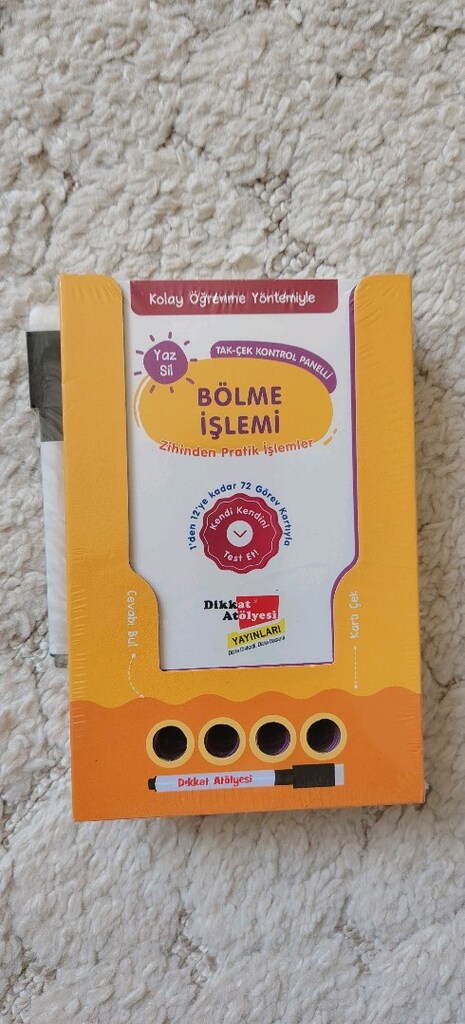 Bölme işlemi, dikkat atölyesi yayınları