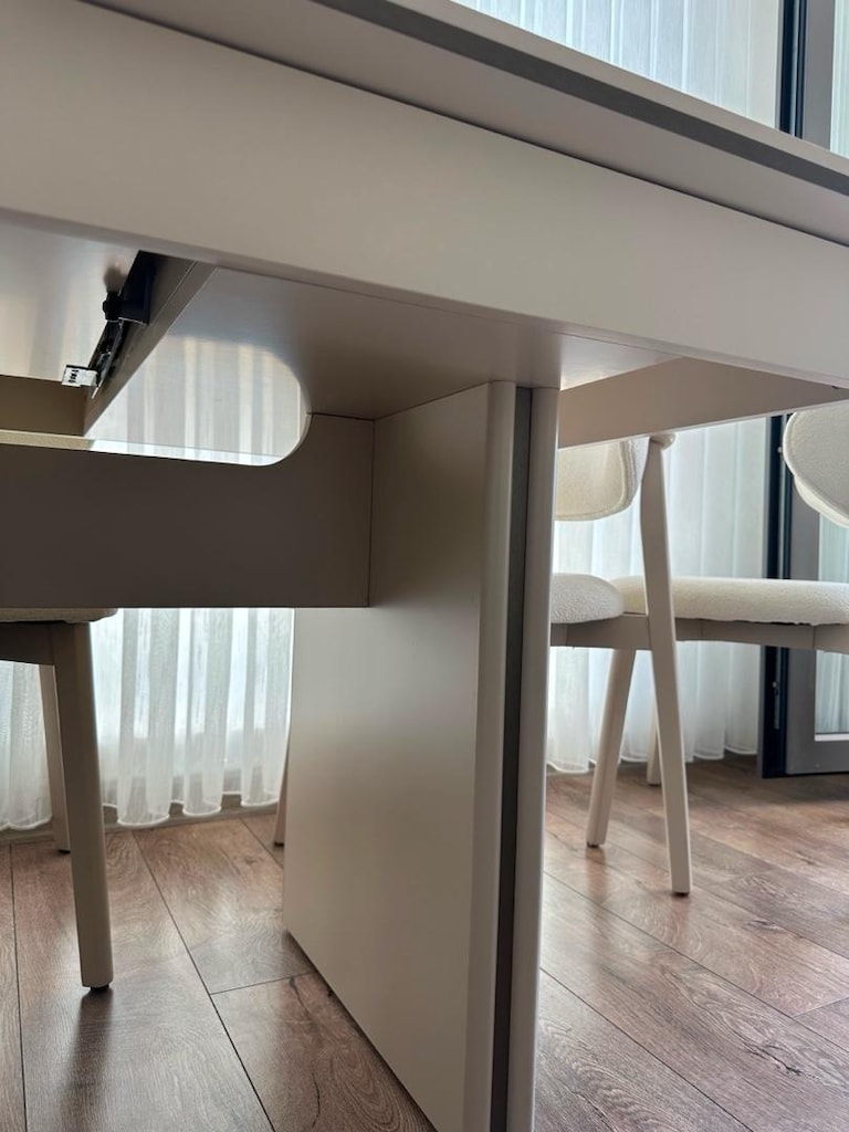Modern/Bohem Açılabilir Yemek Masası Takımı / Sıfırdan Farksız - 5