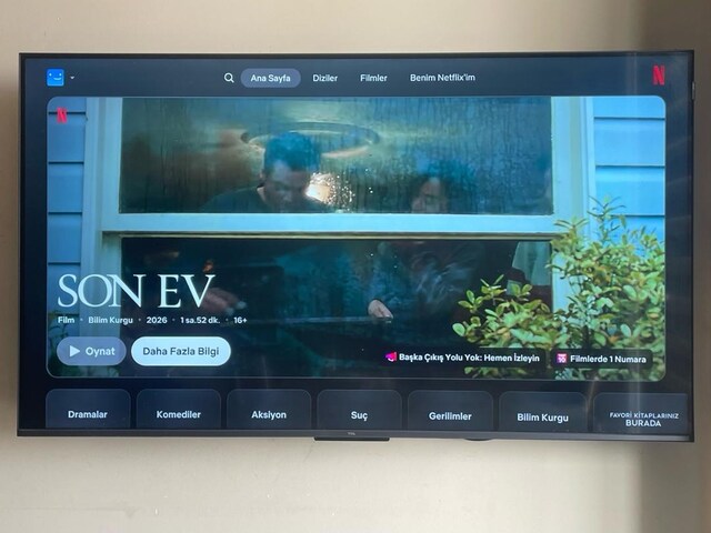 4K QLED Tv TLC 55” (140 ekran)