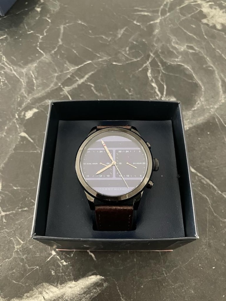Orijinal Tommy Hilfiger Erkek Deri Saati - 3
