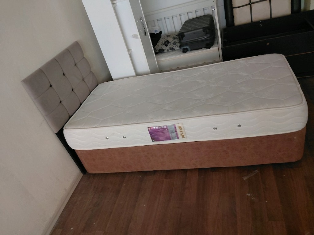 Tek kişilik baza başlık yatak - 3