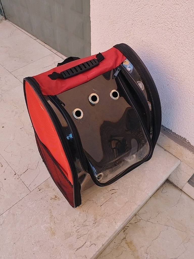 kedi köpek taşıma sırt çantası sıfır ayarında - 2
