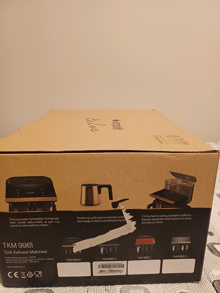 Arçelik TKM 9961 ikili kahve makinesi. - 2