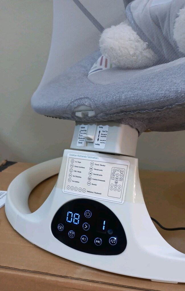 SIFIR SIFIR SIFIR ELEKTRİKLI SALLANAN BEBEK BEŞIĞI - 4