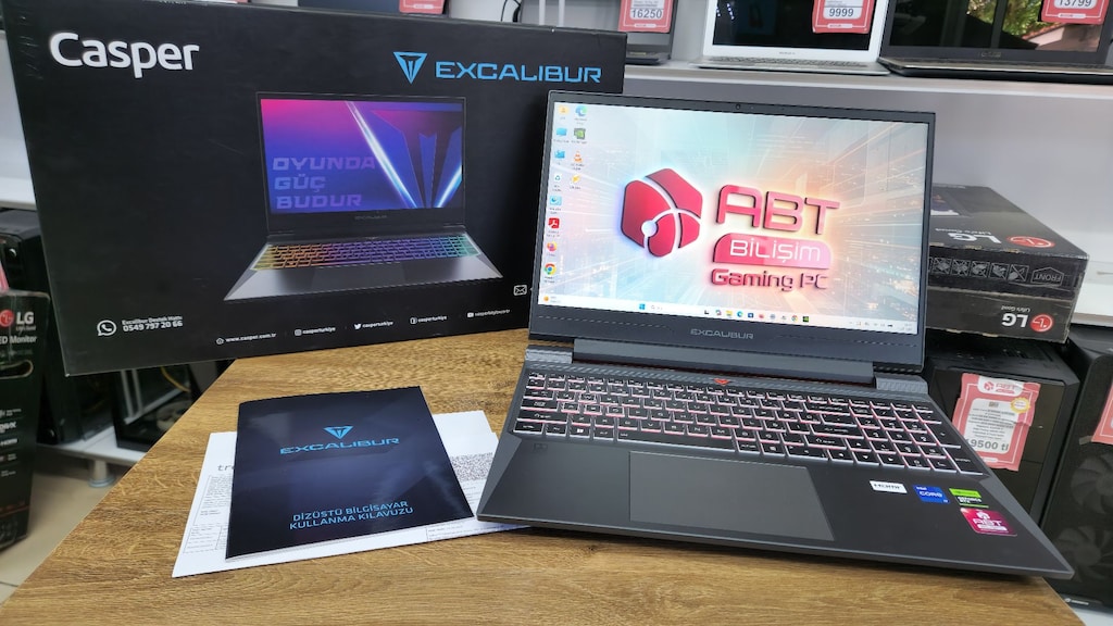 ABT BİLİŞİM – Excalibur G870 i7-13620H 32 GB RAM 1 TB M.2 165 Hz - 2