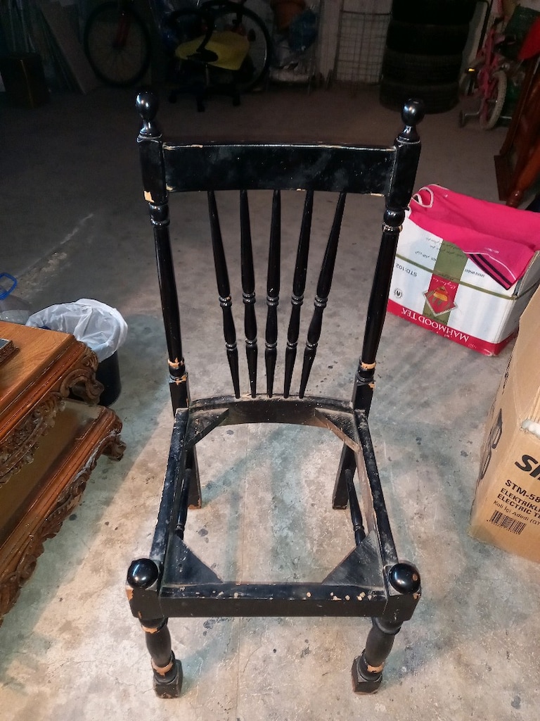 ANTİKA 1950'S THONET, AHŞAP FİL AYAK SANDALYE - 6