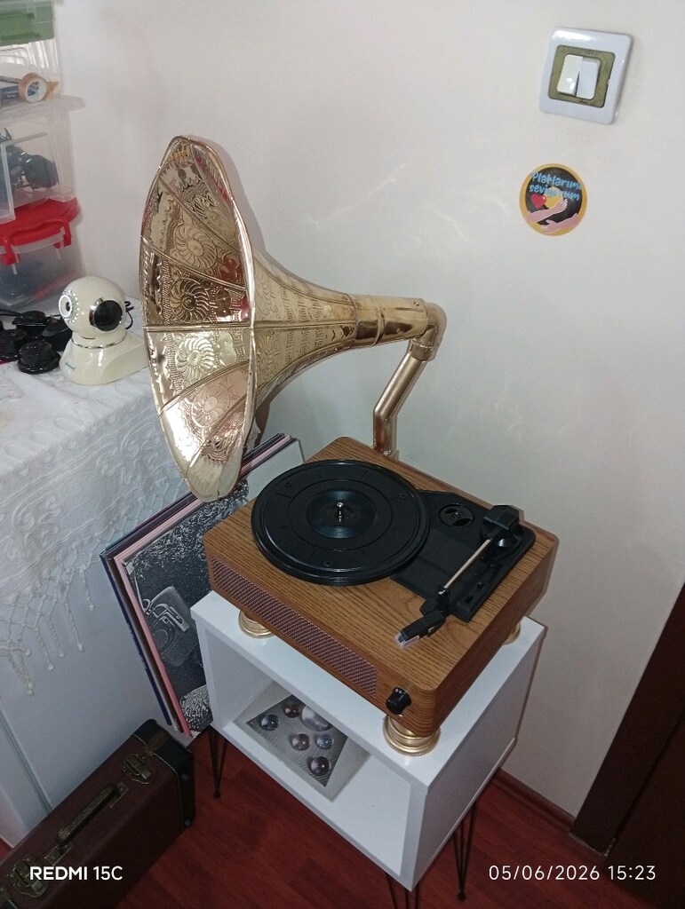 GRAMOFON PİKAP SIFIR ÜRÜN FULL ÖZELLİKLİ - 4