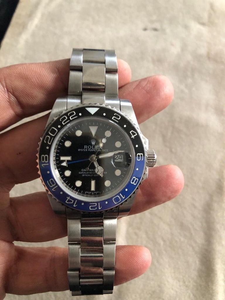 rolex betmen otomak safir cam çelik kasa