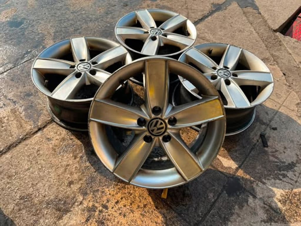 15 JANT 5X100 VW POLO BORA HATASIZ TAKIM UYGUN FİYAT - 3