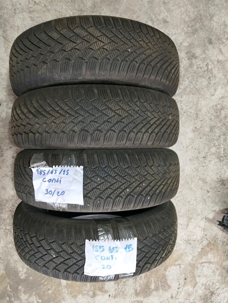 185 65 15 KIŞLIK CONTİNENTAL MARKA YENİ AYARINDA DÖRT LASTİK - 2